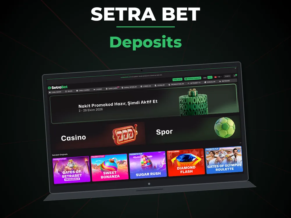 Setra Bet - Deposits