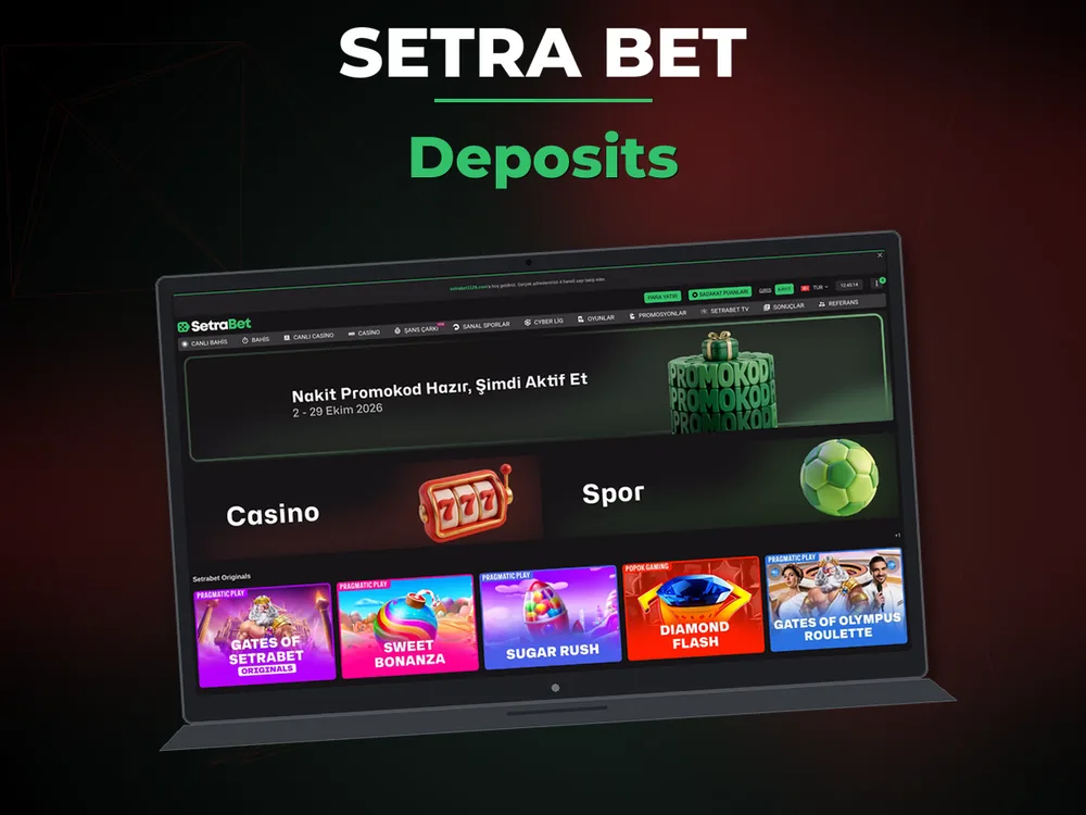 Setra Bet - Deposits