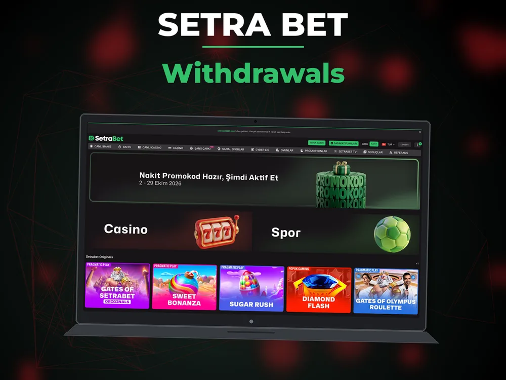 Setra Bet - Withdrawals