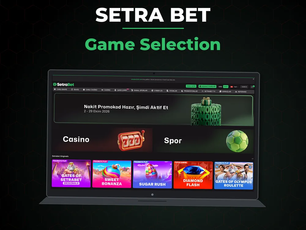 Setra Bet - Game Selection