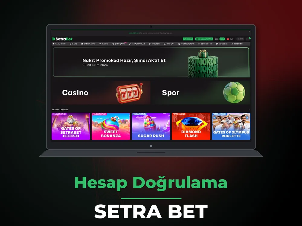 Setra Bet - Hesap Doğrulama